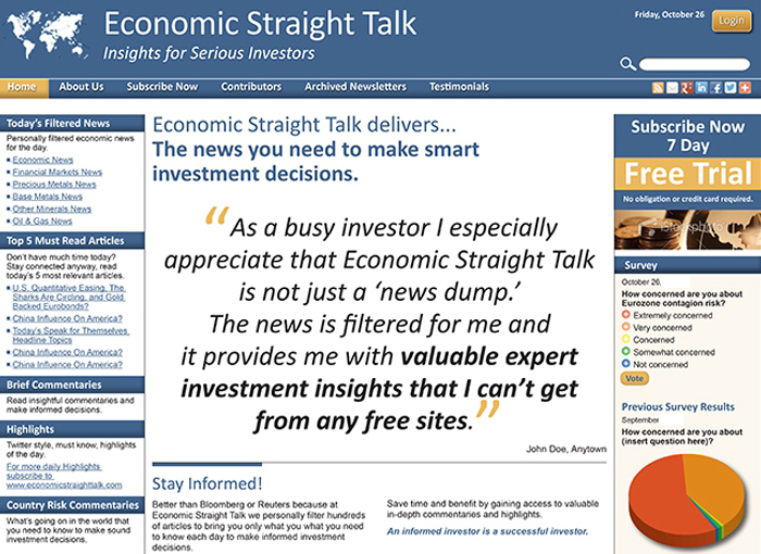 economic straight talk